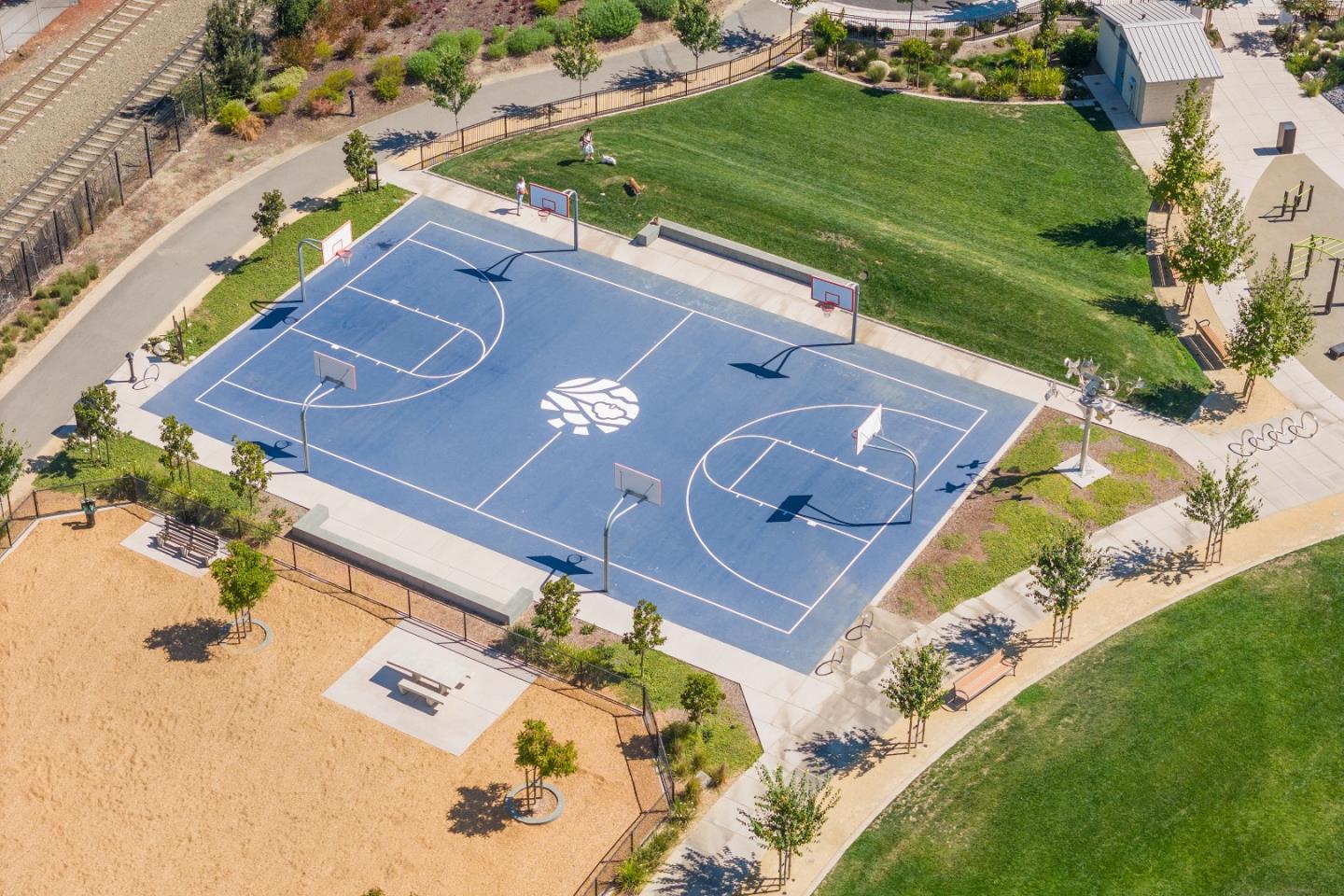 3710 Pyramid Way Mountain View, CA 94043 - Photo 51 of 52 an aerial view of a house with a yard