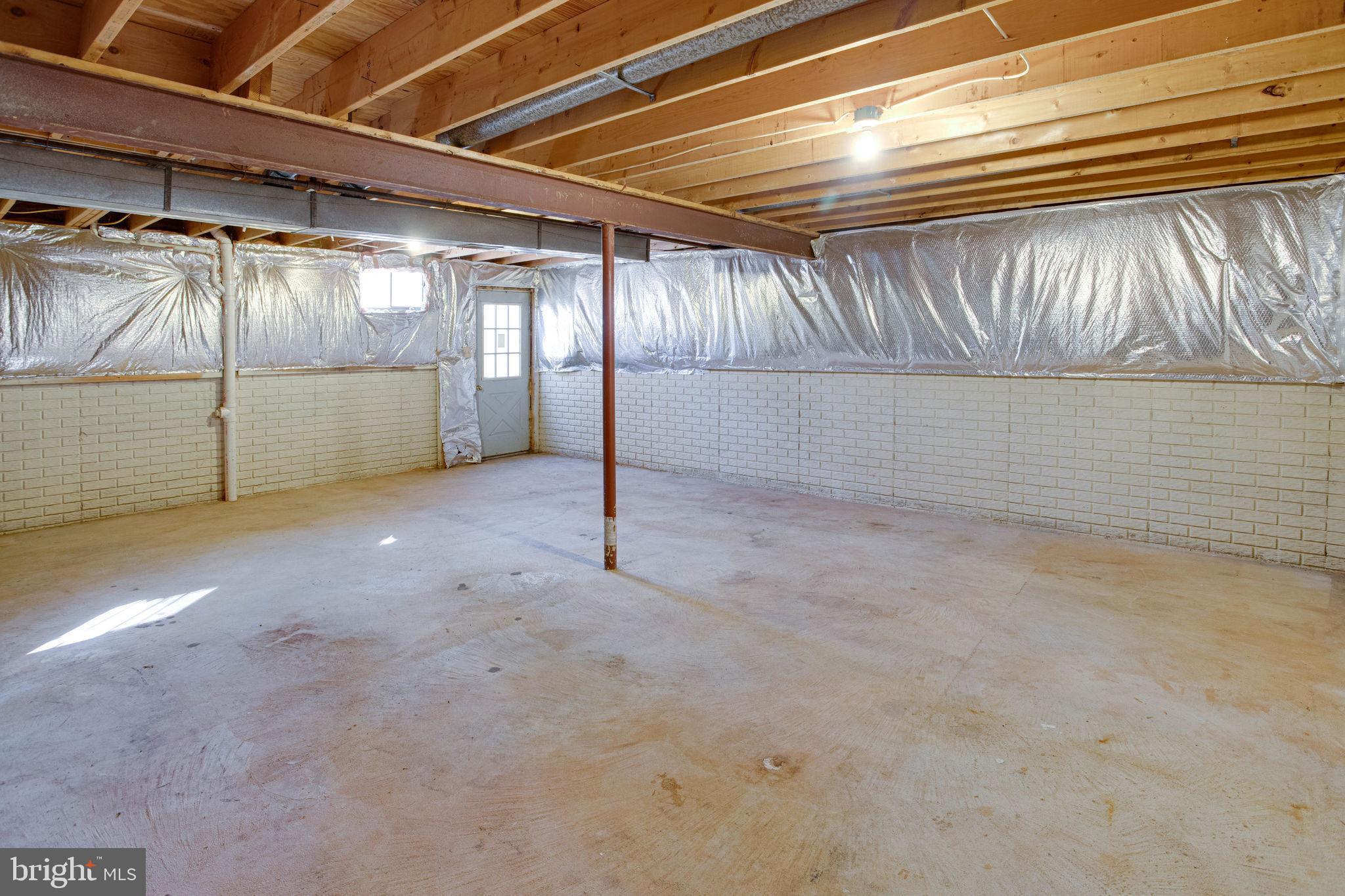 10128 Red Spruce Road Fairfax, VA 22032 - Photo 41 of 48 Basement is Unfinished with a Walk Up Staircase
