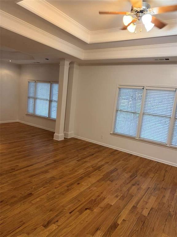 105 Beracah Walk Atlanta, GA 30331 - Photo 12 of 17 an empty room with wooden floor and cabinet