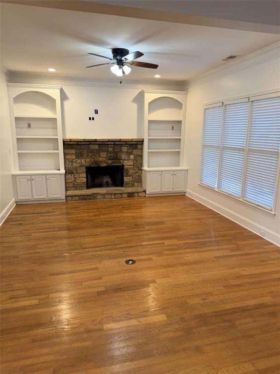 105 Beracah Walk Atlanta, GA 30331 - Photo 5 of 17 a view of an empty room with a fireplace and a window