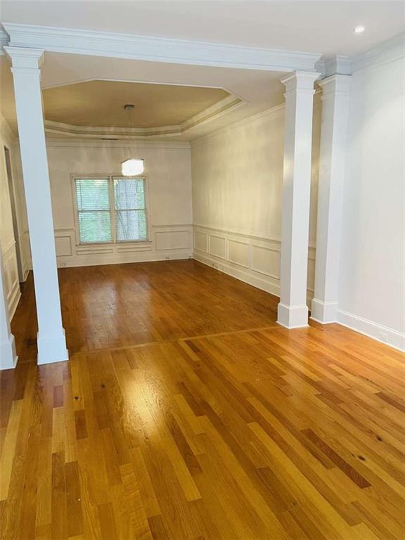 105 Beracah Walk Atlanta, GA 30331 - Photo 6 of 17 a view of empty room with wooden floor and fan