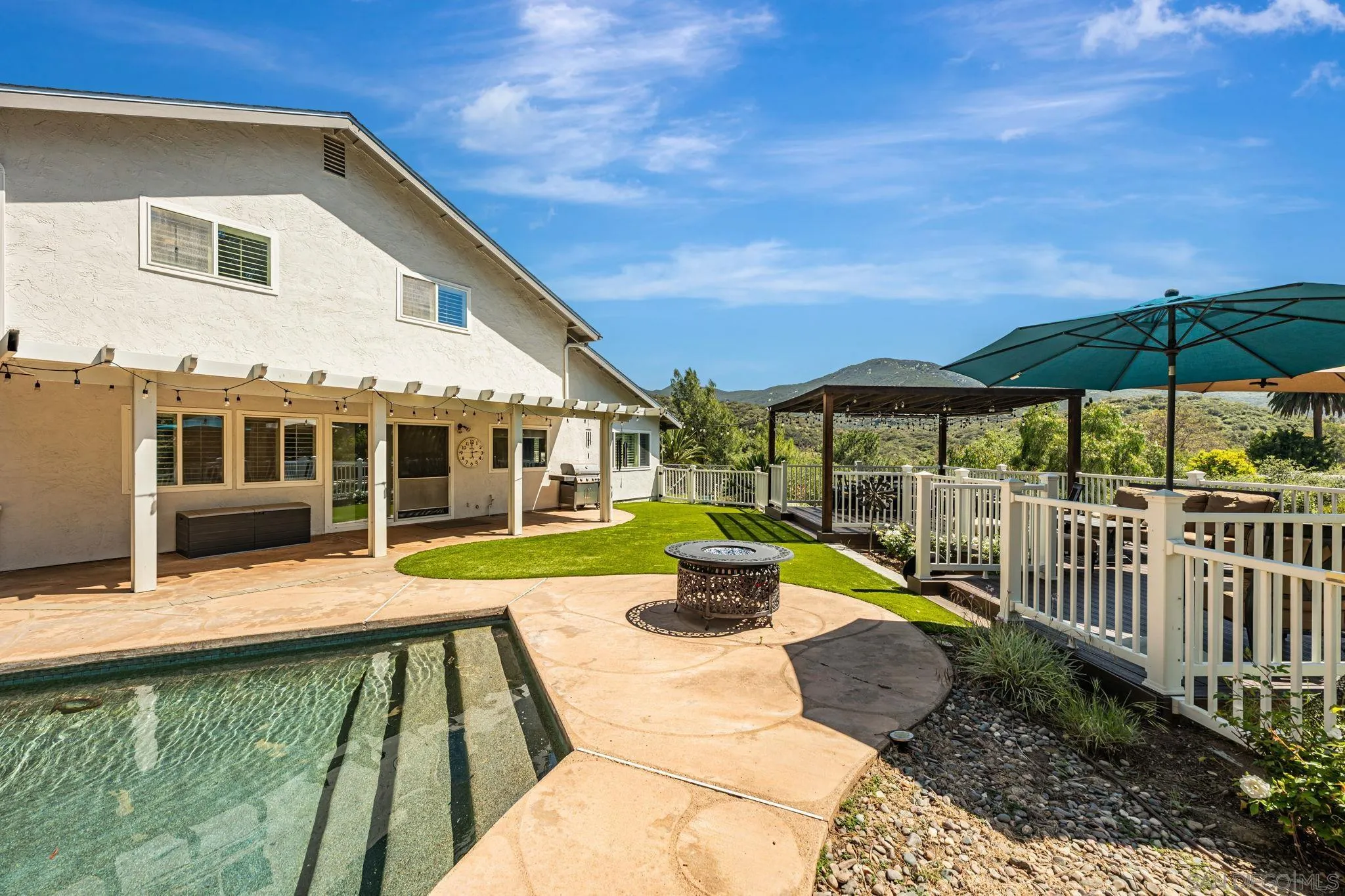3304 Del Charro Road Jamul, CA 91935 - Photo 40 of 44 a view of a house with backyard and sitting area