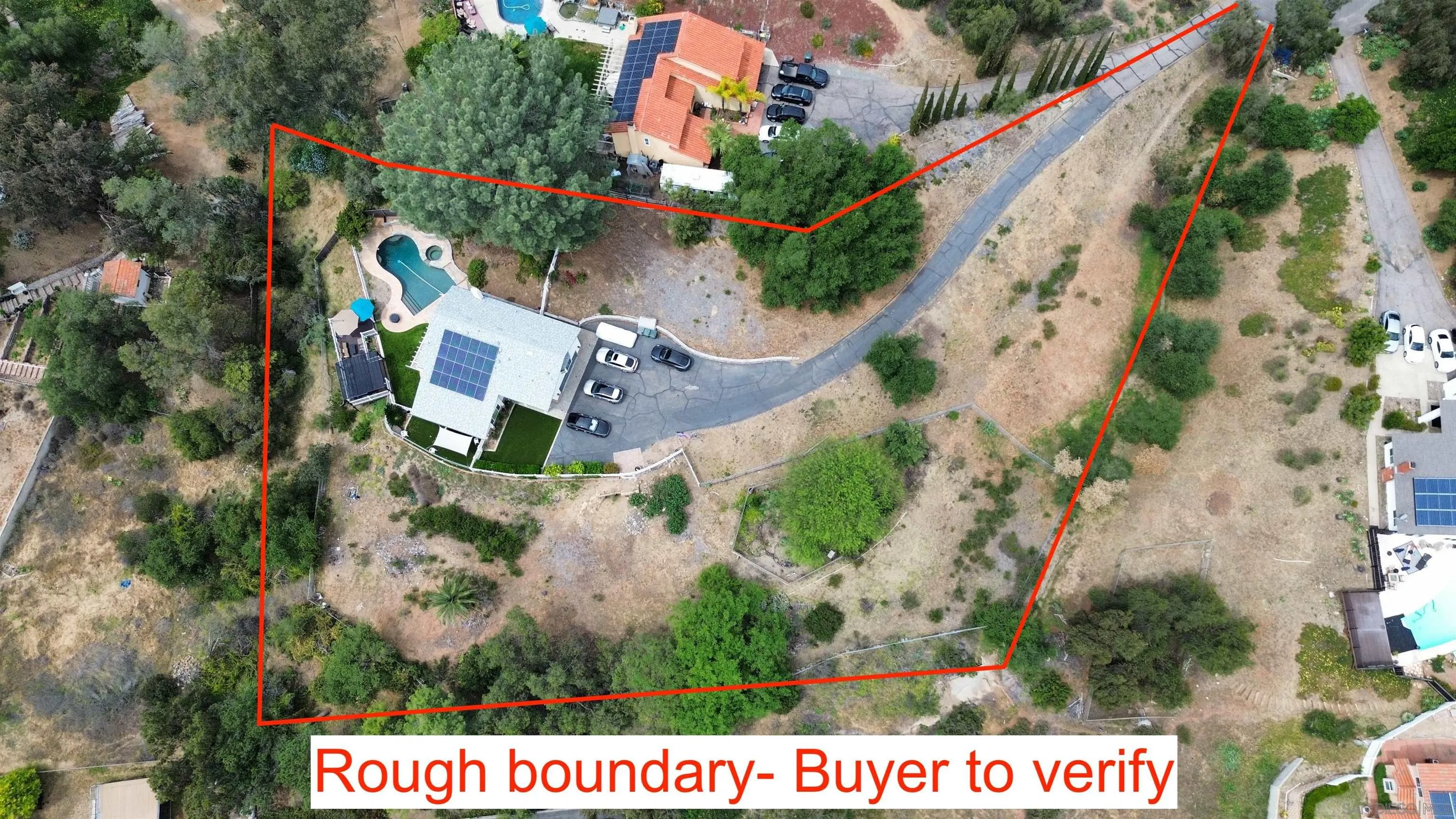 3304 Del Charro Road Jamul, CA 91935 - Photo 44 of 44 an aerial view of a house