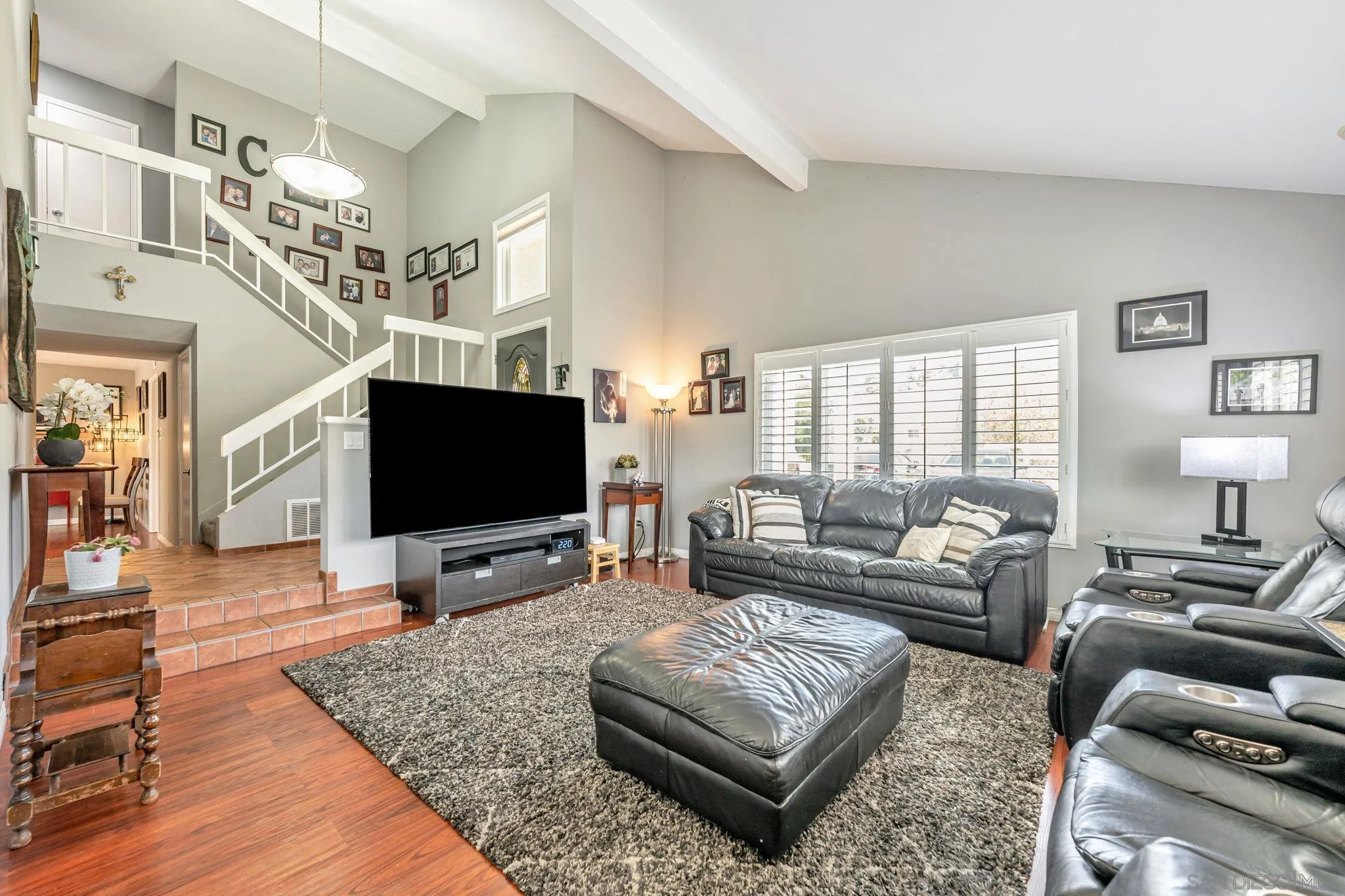 3304 Del Charro Road Jamul, CA 91935 - Photo 9 of 44 a living room with furniture and a flat screen tv
