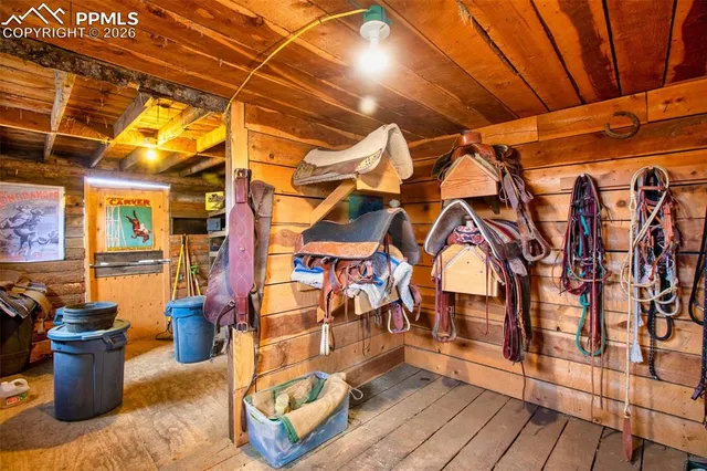 a view of a couch with wooden deck