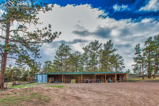 a front view of house with a garden