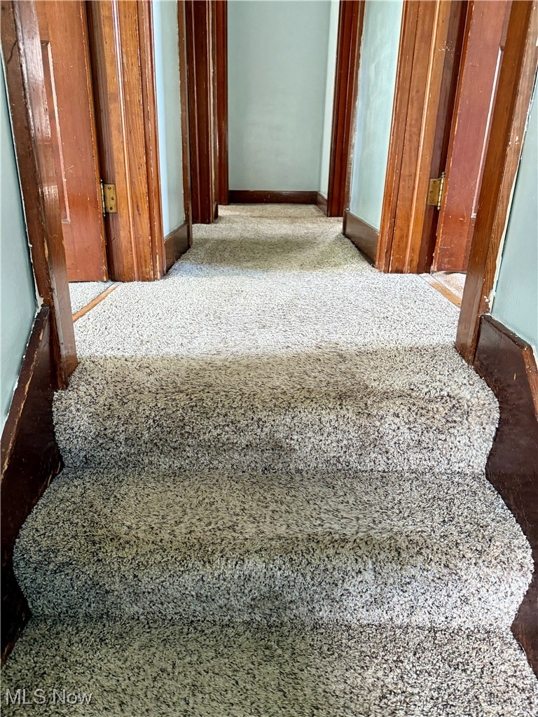 237 Beech Road Weirton, WV 26062 - Photo 13 of 24 Staircase with carpet floors and baseboards