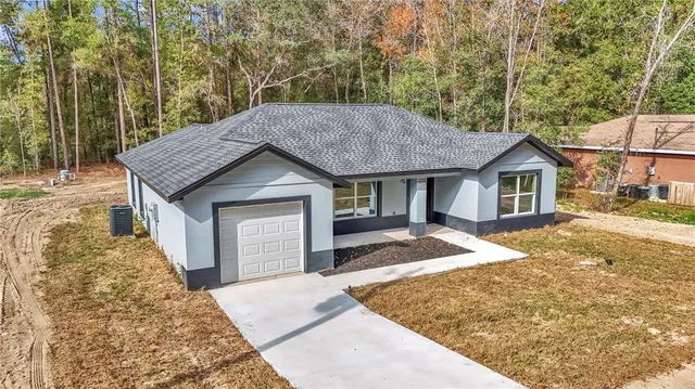 a house view with a outdoor space