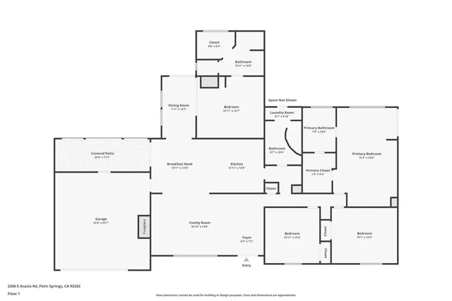 $1,149,900 | 2306 Acacia Road East, Palm Springs, CA 92262