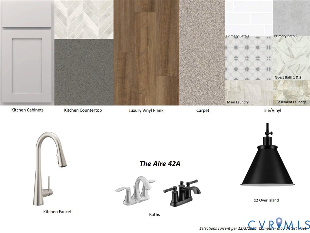 16029 Aspect Way Midlothian, VA 23113 - Photo 27 of 41 Collage shows design finishes in the home.