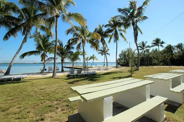a view of a swimming pool with a house
