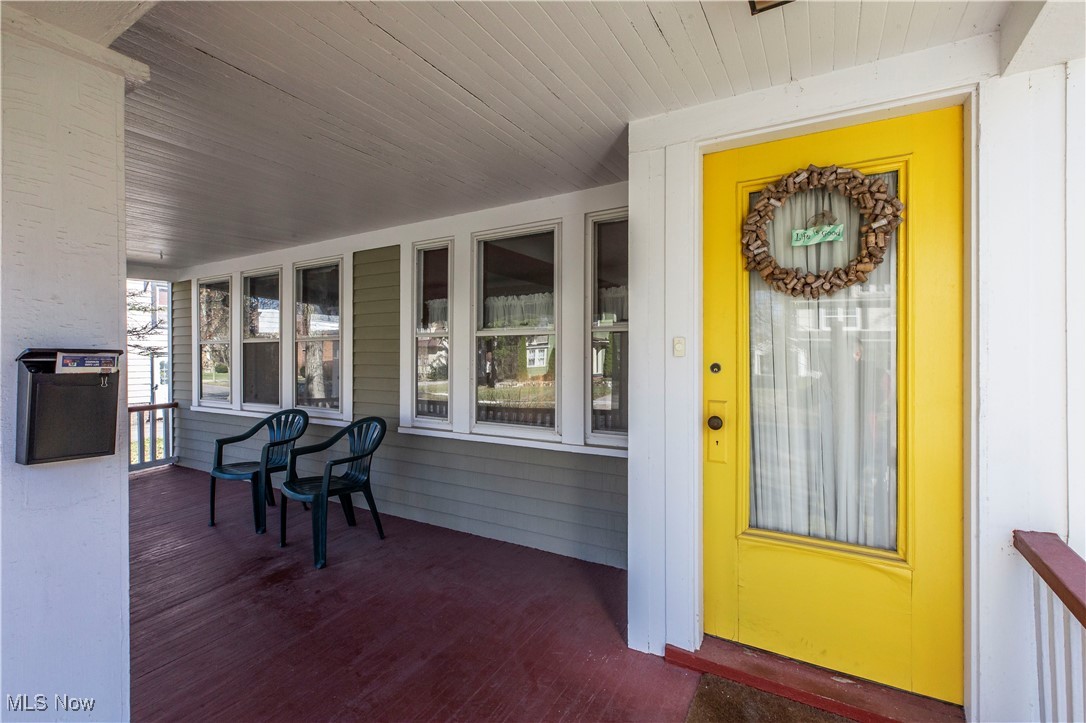 1577 Maple Road Cleveland Heights, OH 44121 - Photo 24 of 30 Doorway to property featuring covered porch