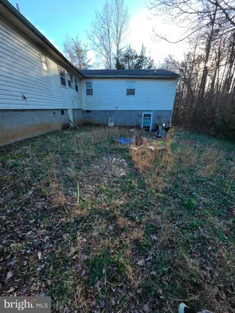 a backyard of a house