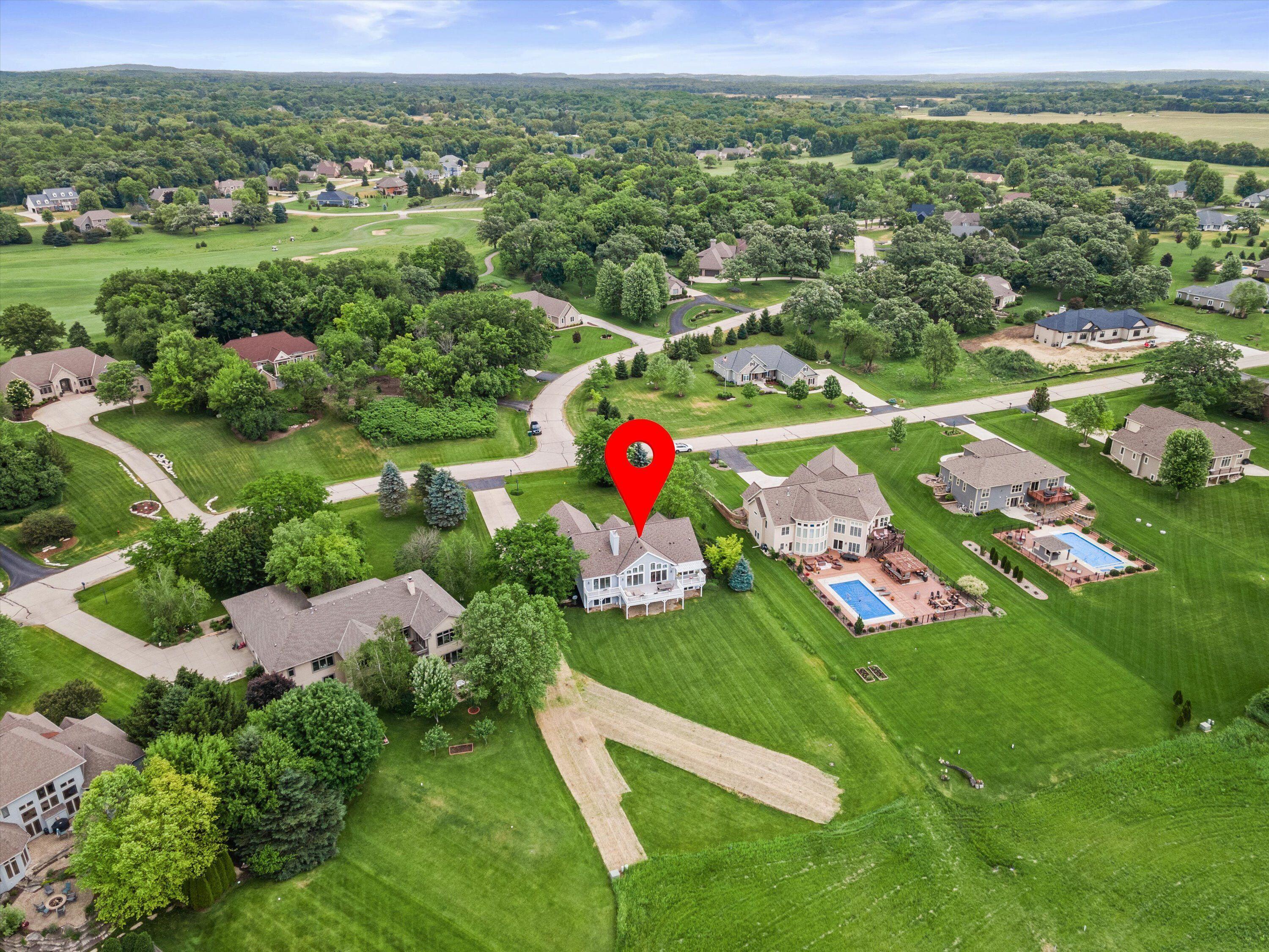 219 Muirfield Court North Prairie, WI 53153 - Photo 35 of 45 Aerial View