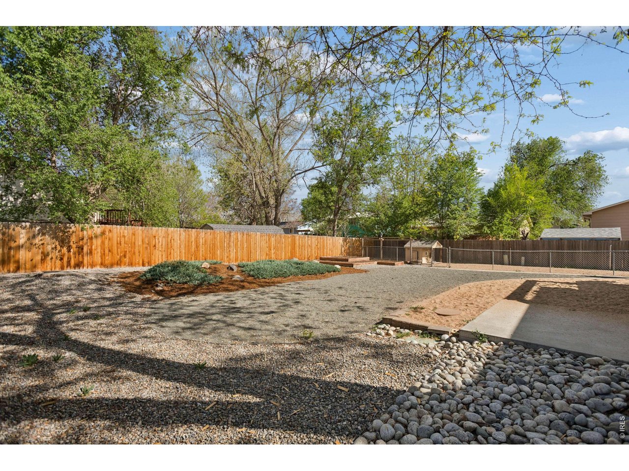 158 4th Street Firestone, CO 80520 - Photo 23 of 32 a view of a yard with wooden fence