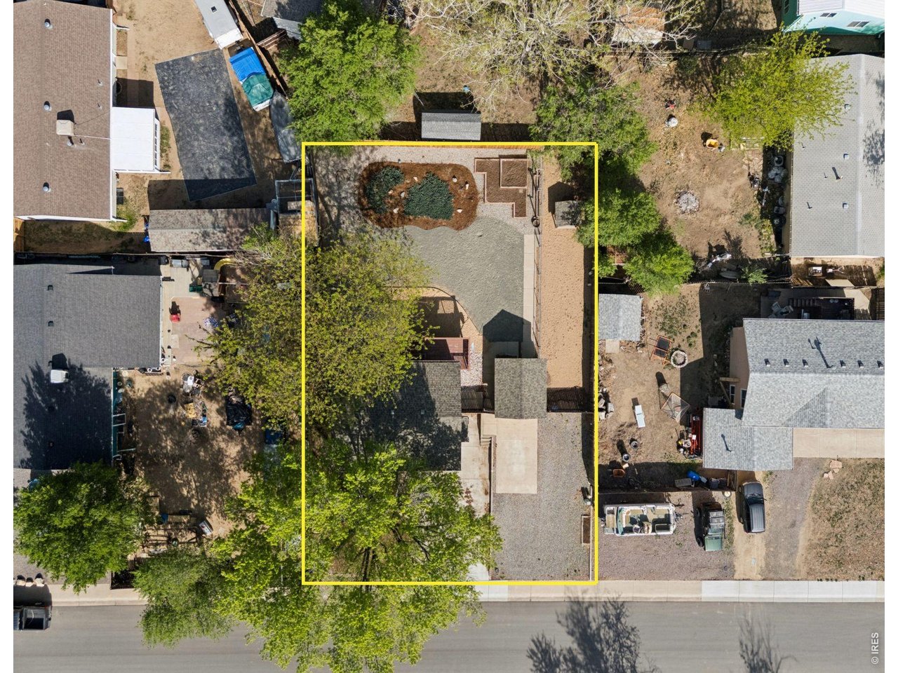 158 4th Street Firestone, CO 80520 - Photo 28 of 32 an aerial view of residential houses with outdoor space