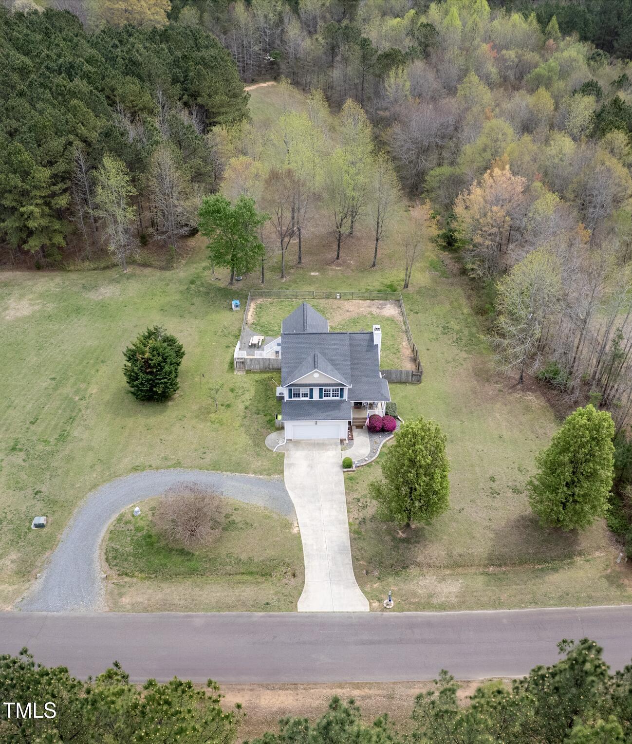 3690 Mabel Lane Stem, NC 27581 - Photo 2 of 37 a bird view of a house with a yard