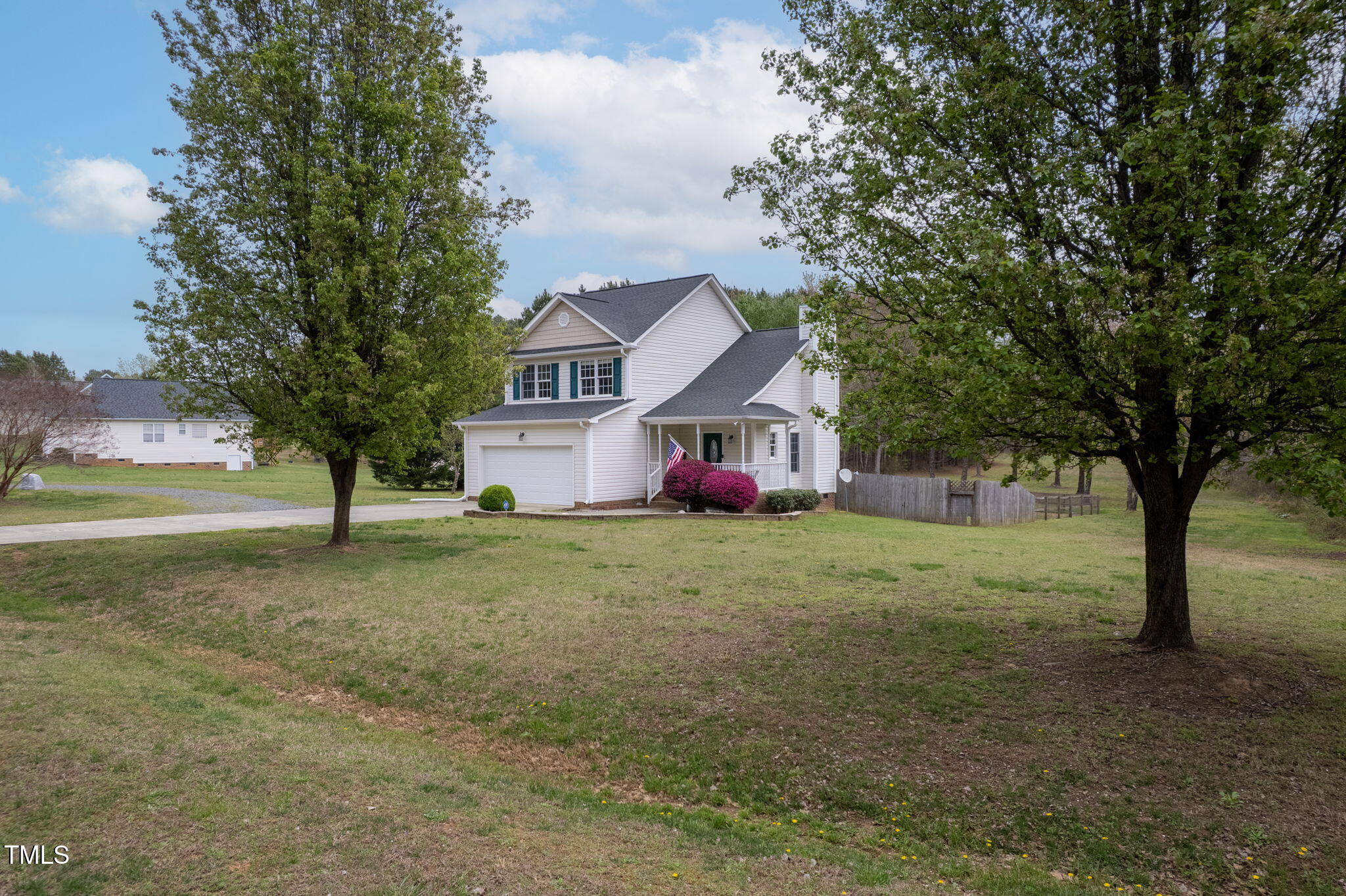 3690 Mabel Lane Stem, NC 27581 - Photo 37 of 37 a view of backyard of house with green space