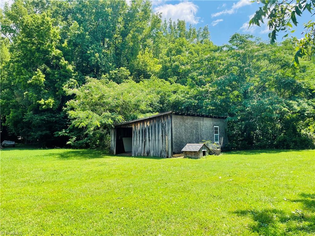 2800 Turner Road Lexington, NC 27292 - Photo 11 of 15 Storage shed is located in the rear portion of the lot. Referring to the tax map, this is the portion of the yard that spreads out behind the pool.
