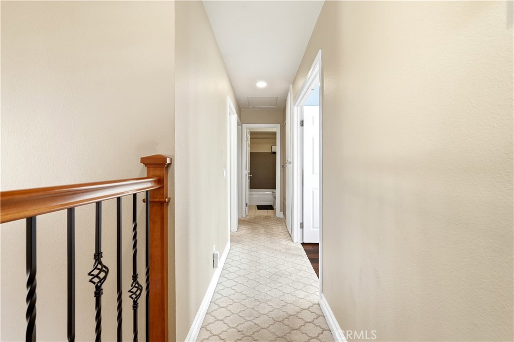 2235 El Capitan Drive Riverside, CA 92506 - Photo 43 of 62 Upstairs Hallway leading to the 3 bedrooms and restroom.