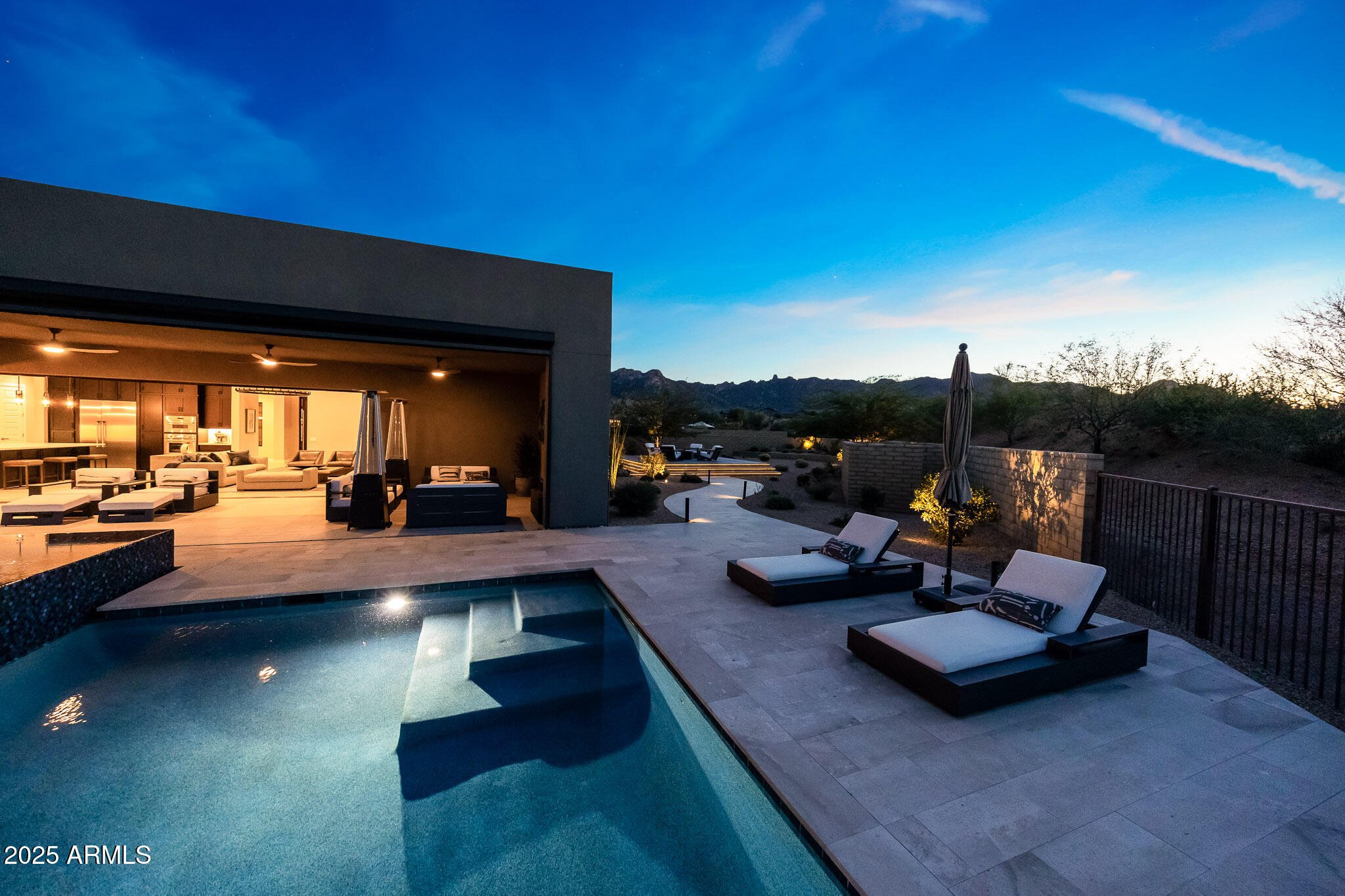 13018 East Juan Tabo Road Scottsdale, AZ 85255 - Photo 49 of 72 a view of swimming pool with lounge chair