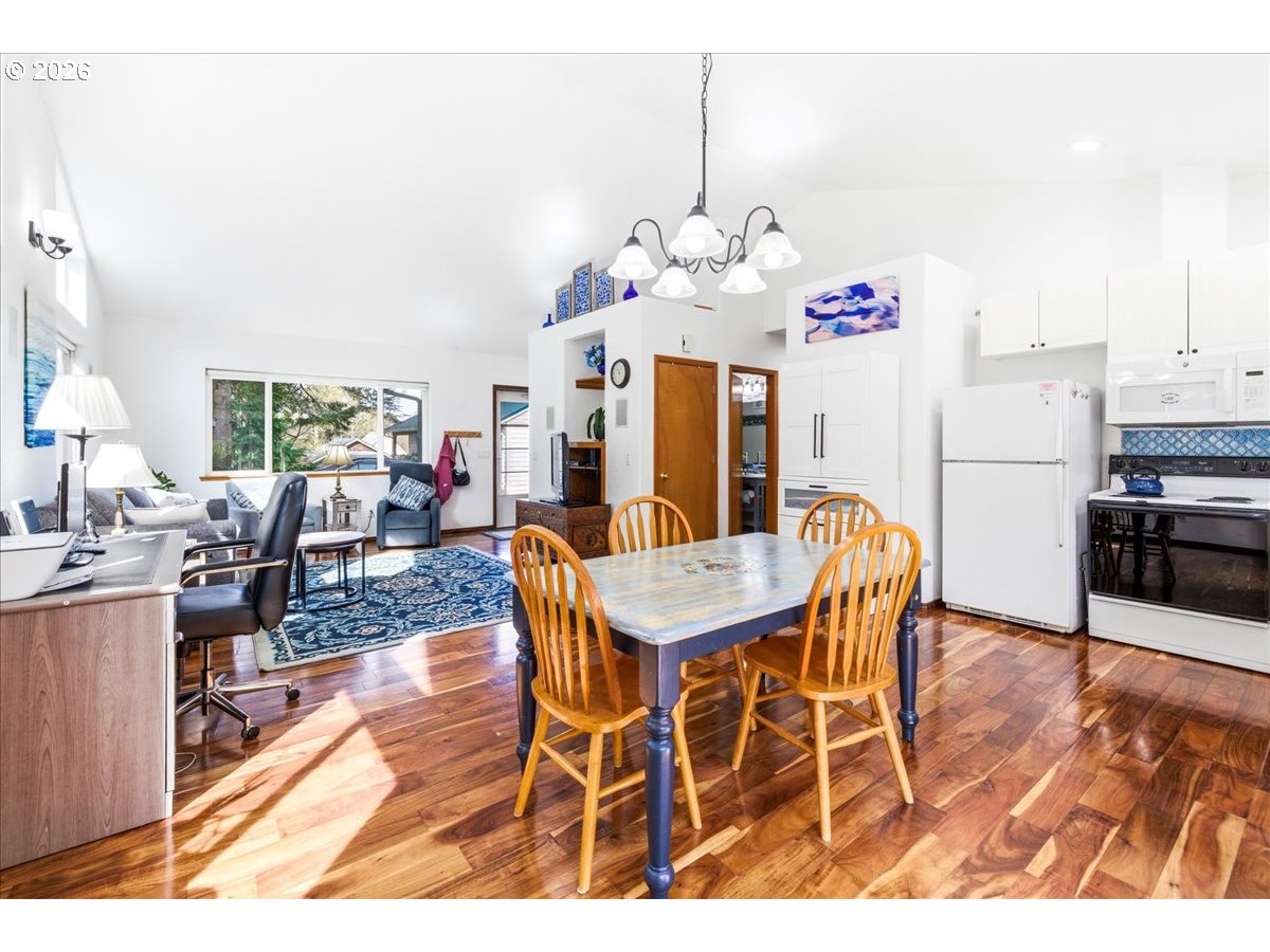 142 South Quadrant Street Rockaway Beach, OR 97136 - Photo 10 of 42 a view of a dining room with furniture