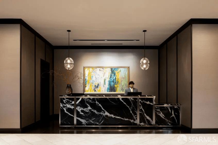 706 Mission Street, Unit 28A San Francisco, CA 94103 - Photo 10 of 30 a bathroom with a sink and a mirror