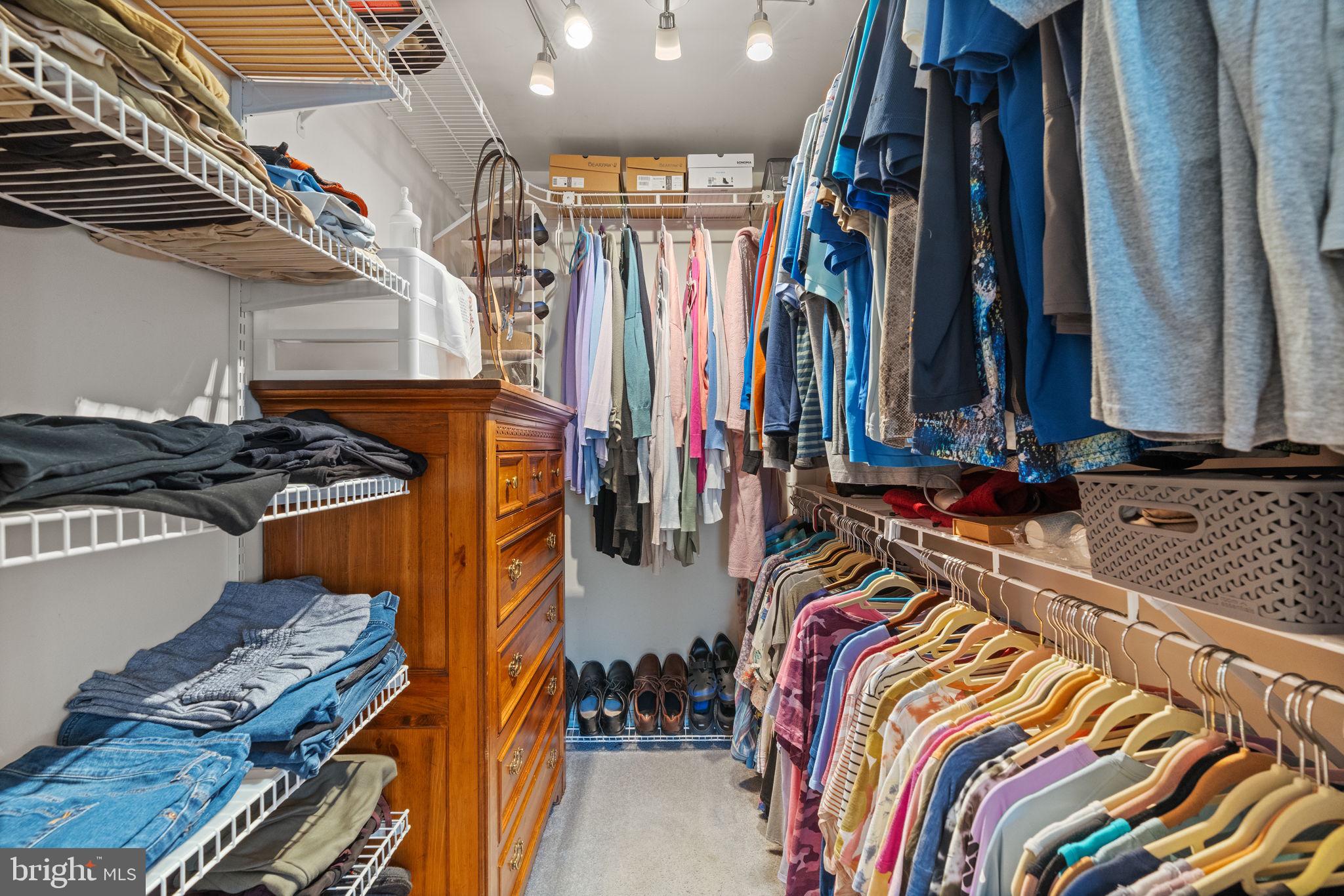 1036 Boeshore Circle Reading, PA 19605 - Photo 26 of 52 a view of walk in closet with clothes and shoes