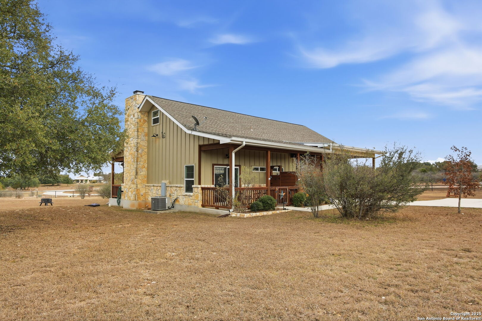 116 Martingale Trail Bandera, TX 78003 - Photo 33 of 40 a view of a house with backyard