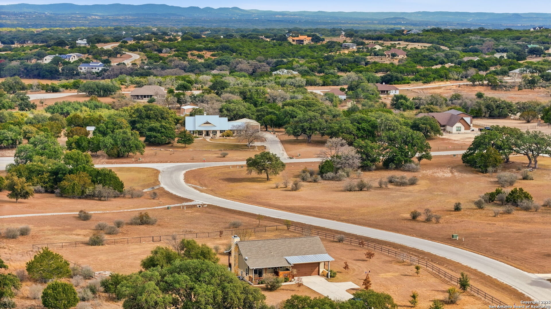 116 Martingale Trail Bandera, TX 78003 - Photo 40 of 40 an aerial view of residential houses with outdoor space