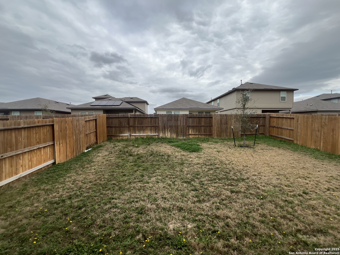 324 Middle Green Loop Floresville, TX 78114 - Photo 29 of 30 a view of a house with a yard