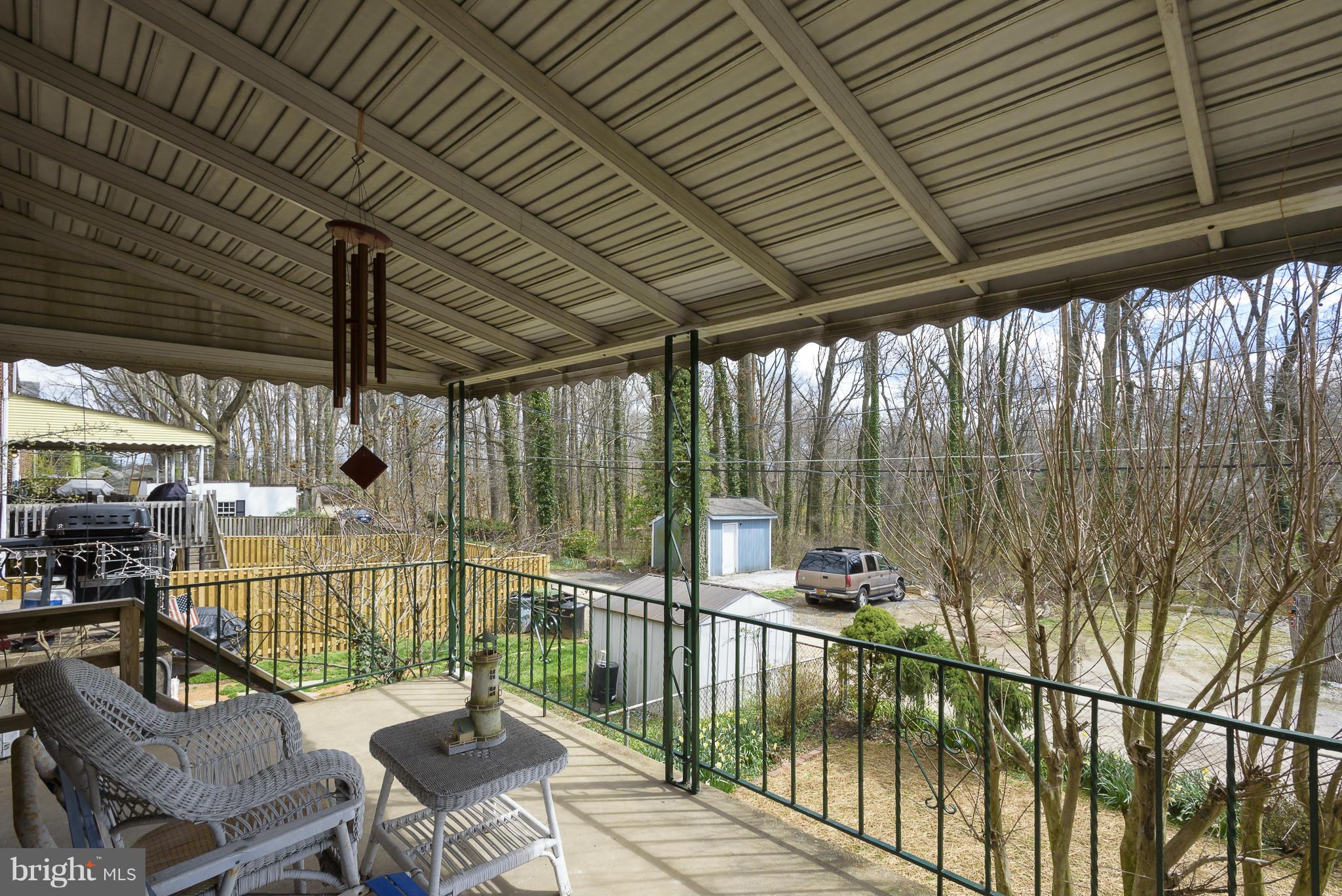 24 Somerset Road Catonsville, MD 21228 - Photo 22 of 29 BACK COVERED PORCH