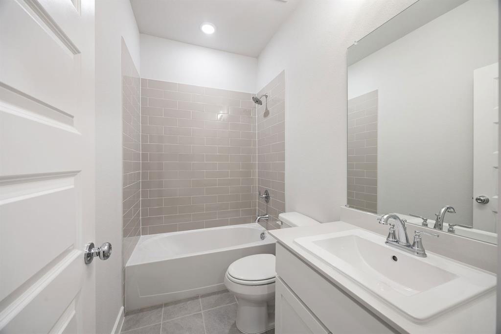 1477 Companero Street Haslet, TX 76052 - Photo 29 of 35 Bathroom in the Wimbledon home plan by Trophy Signature Homes – REPRESENTATIVE PHOTO