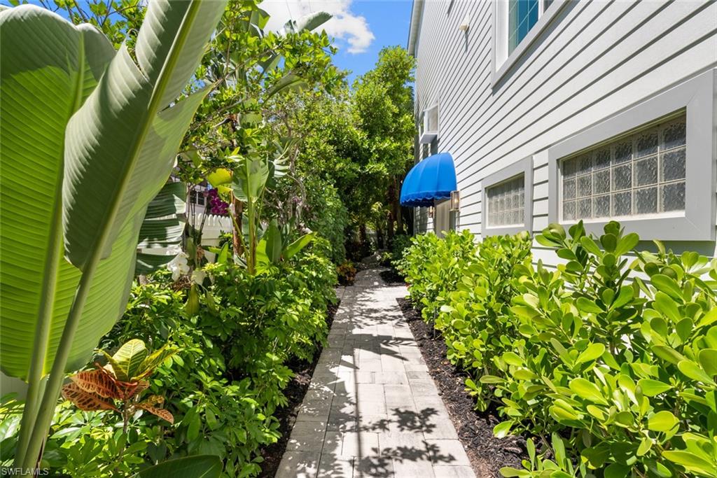 888 10th Street South, Unit 101 Naples, FL 34102 - Photo 28 of 31 a view of a garden with plants