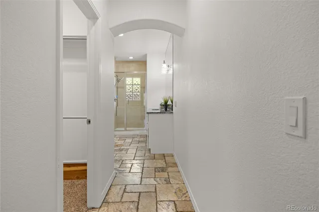 wooden floor in a gallery