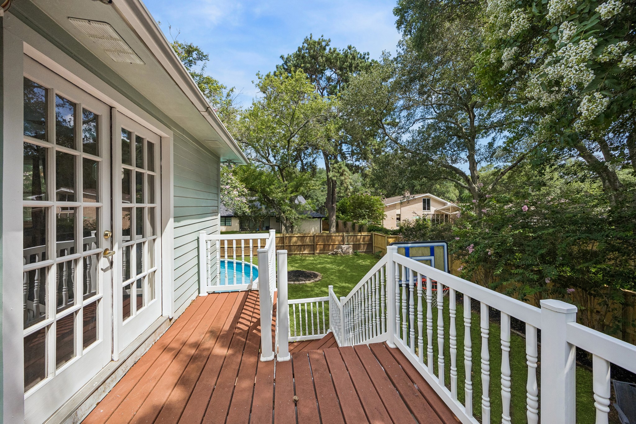 1003 Eagle Lake Road Sealy, TX 77474 - Photo 12 of 17 Upstairs Patio