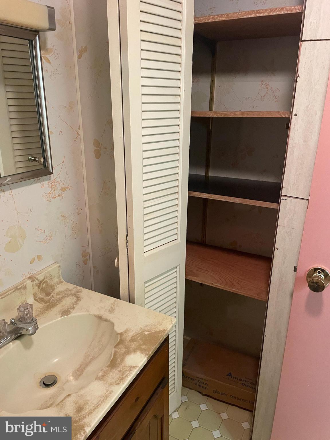 15607 Old Coney Cemetery Road Southwest Lonaconing, MD 21539 - Photo 31 of 34 a bathroom with a sink and a mirror