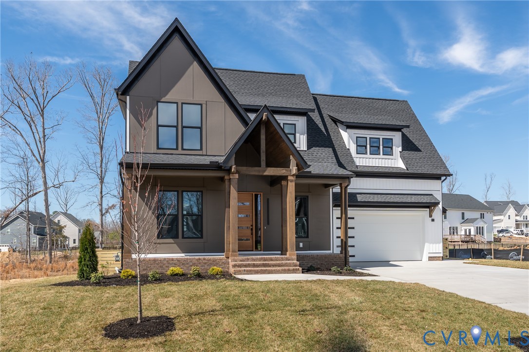3536 Ampfield Way Midlothian, VA 23112 - Photo 1 of 49 a front view of a house with a garden