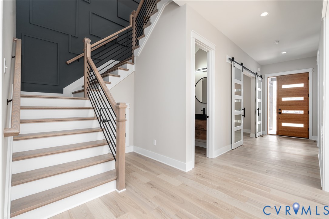 3536 Ampfield Way Midlothian, VA 23112 - Photo 10 of 49 a view of an entryway with wooden floor