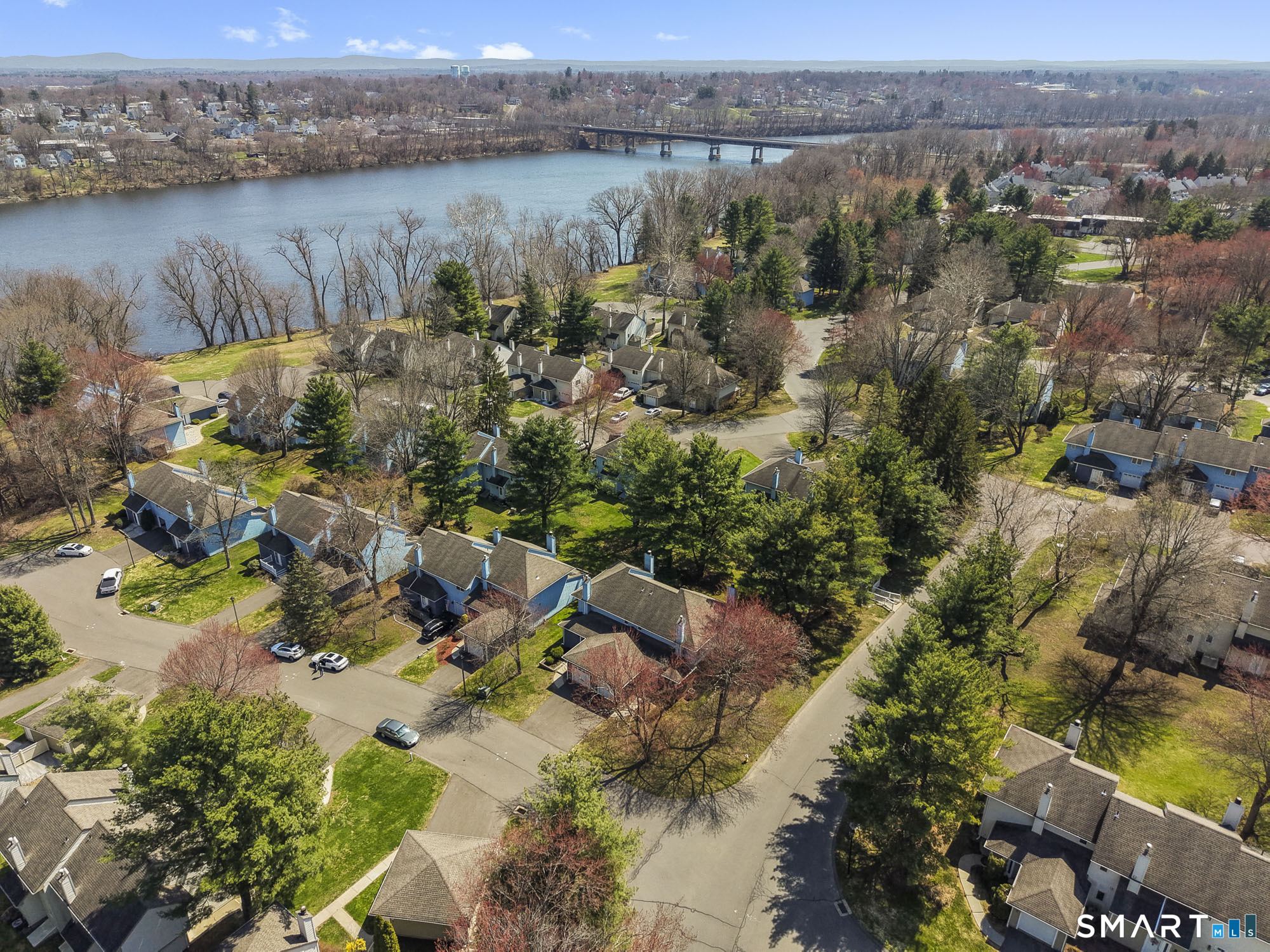 230 East Bass Lane, Unit 230 Suffield, CT 06078 - Photo 31 of 35 an aerial view of a houses with outdoor space
