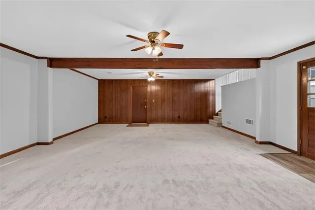 a view of an empty room