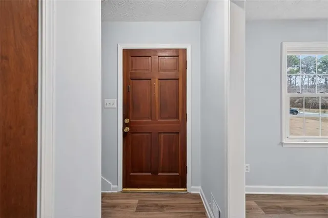 a view of front door