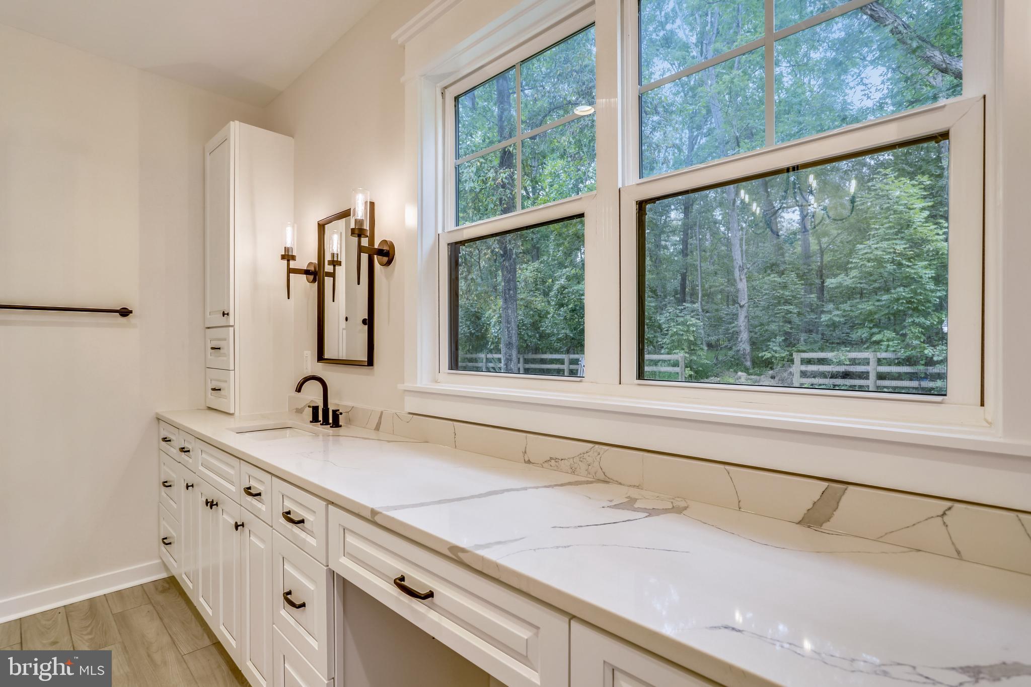 12444 Popes Head Road Clifton, VA 20124 - Photo 17 of 54 1st Floor Primary Bath - Lots of Storage Space!
