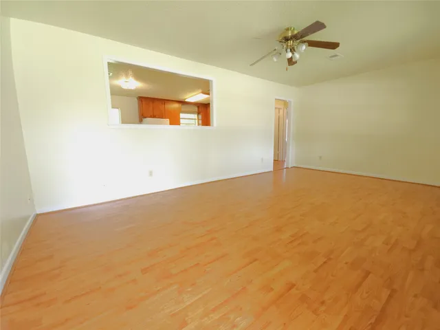 a view of an empty room