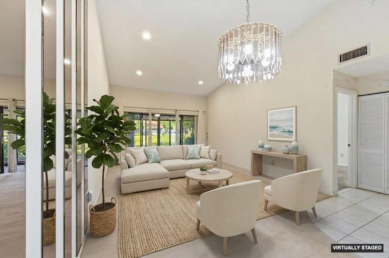 3679 Willow Bend Road, Unit C Lake Worth, FL 33467 - Photo 12 of 35 STAGED Living_Room_MLS