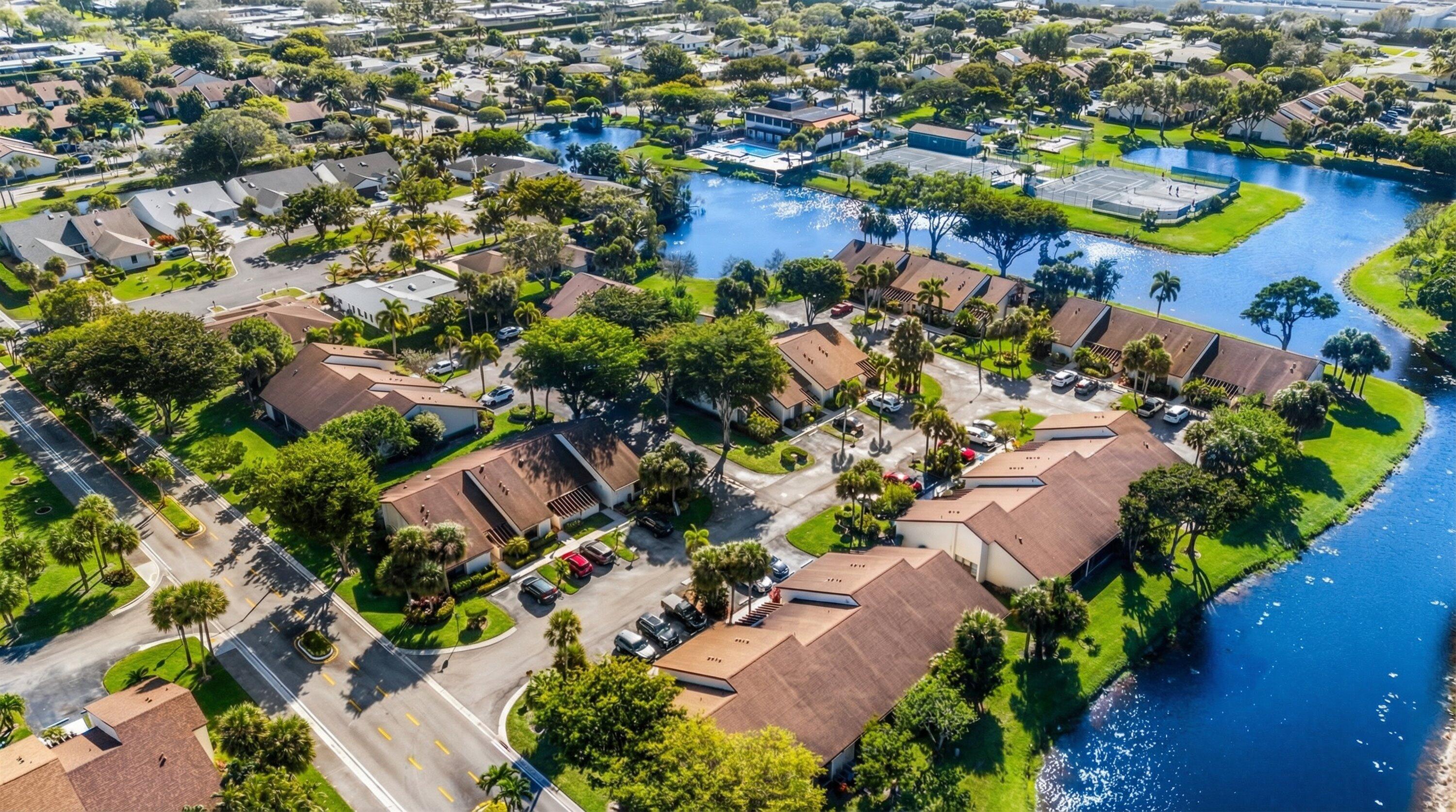 3679 Willow Bend Road, Unit C Lake Worth, FL 33467 - Photo 23 of 35 28-Aerial 7
