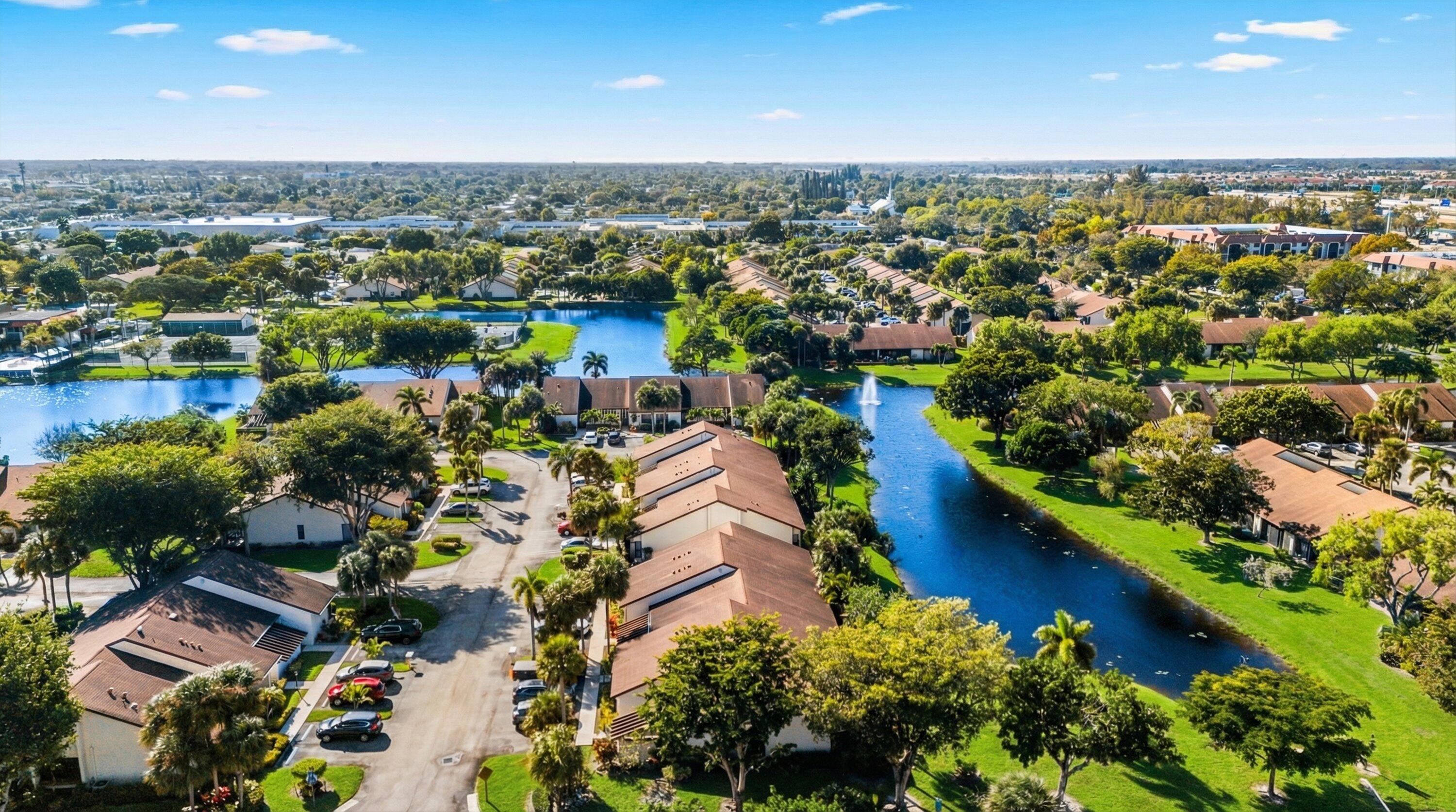 3679 Willow Bend Road, Unit C Lake Worth, FL 33467 - Photo 25 of 35 26-Aerial 3