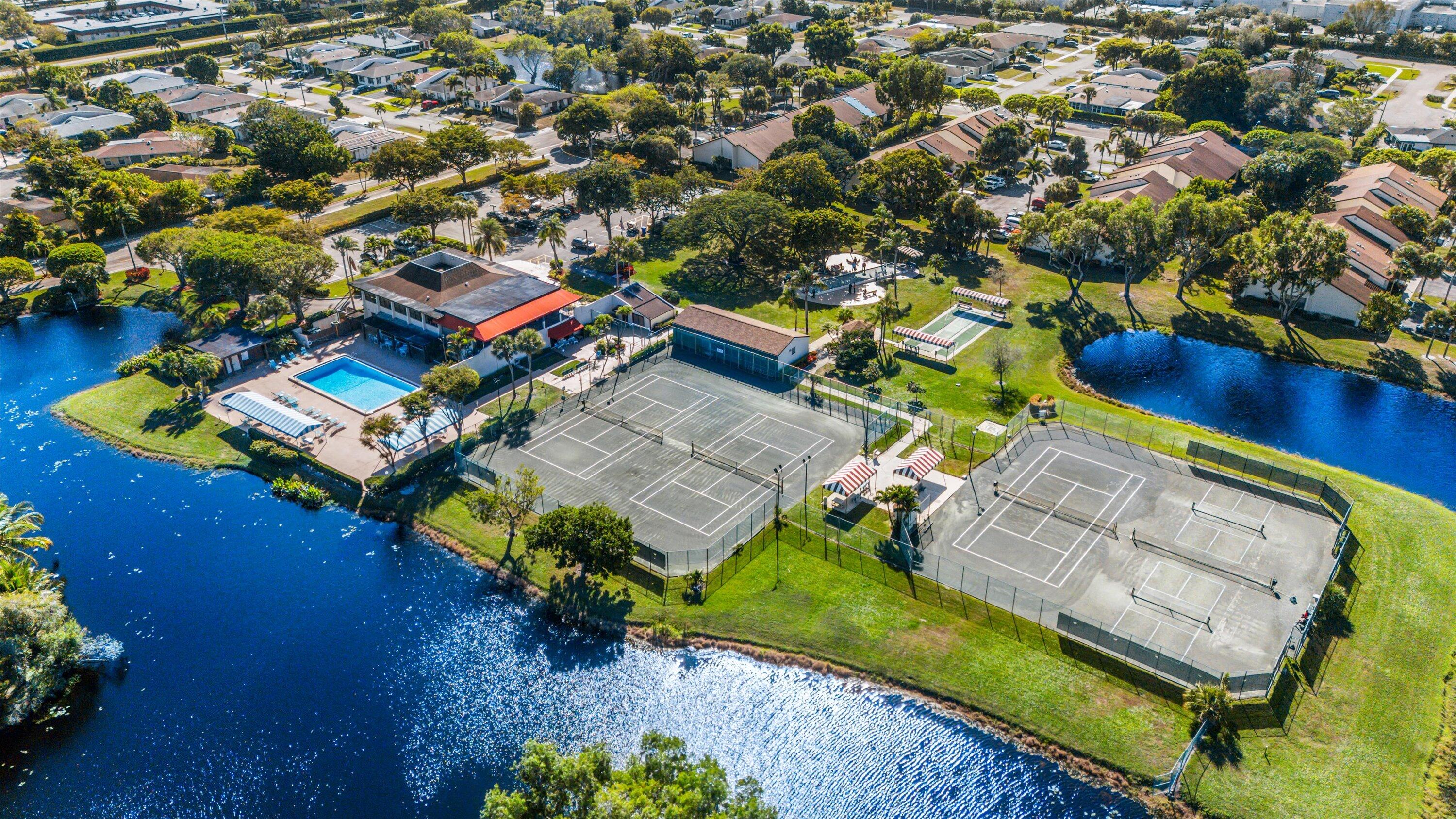 3679 Willow Bend Road, Unit C Lake Worth, FL 33467 - Photo 3 of 35 24-Aerial 1