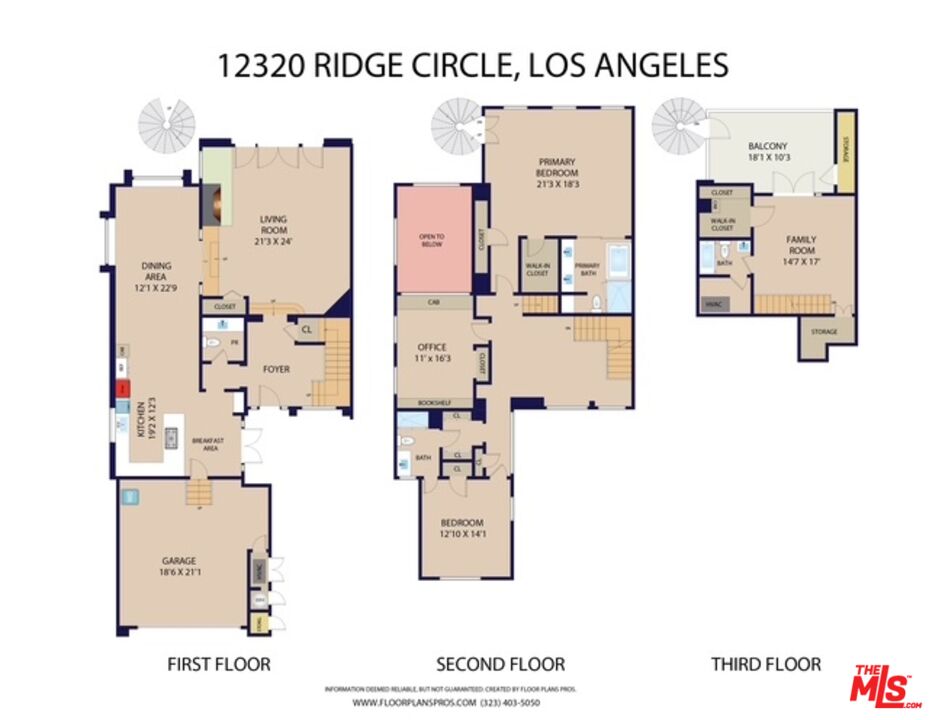 12320 Ridge Circle Los Angeles, CA 90049 - Photo 38 of 38 a picture of a floor plan
