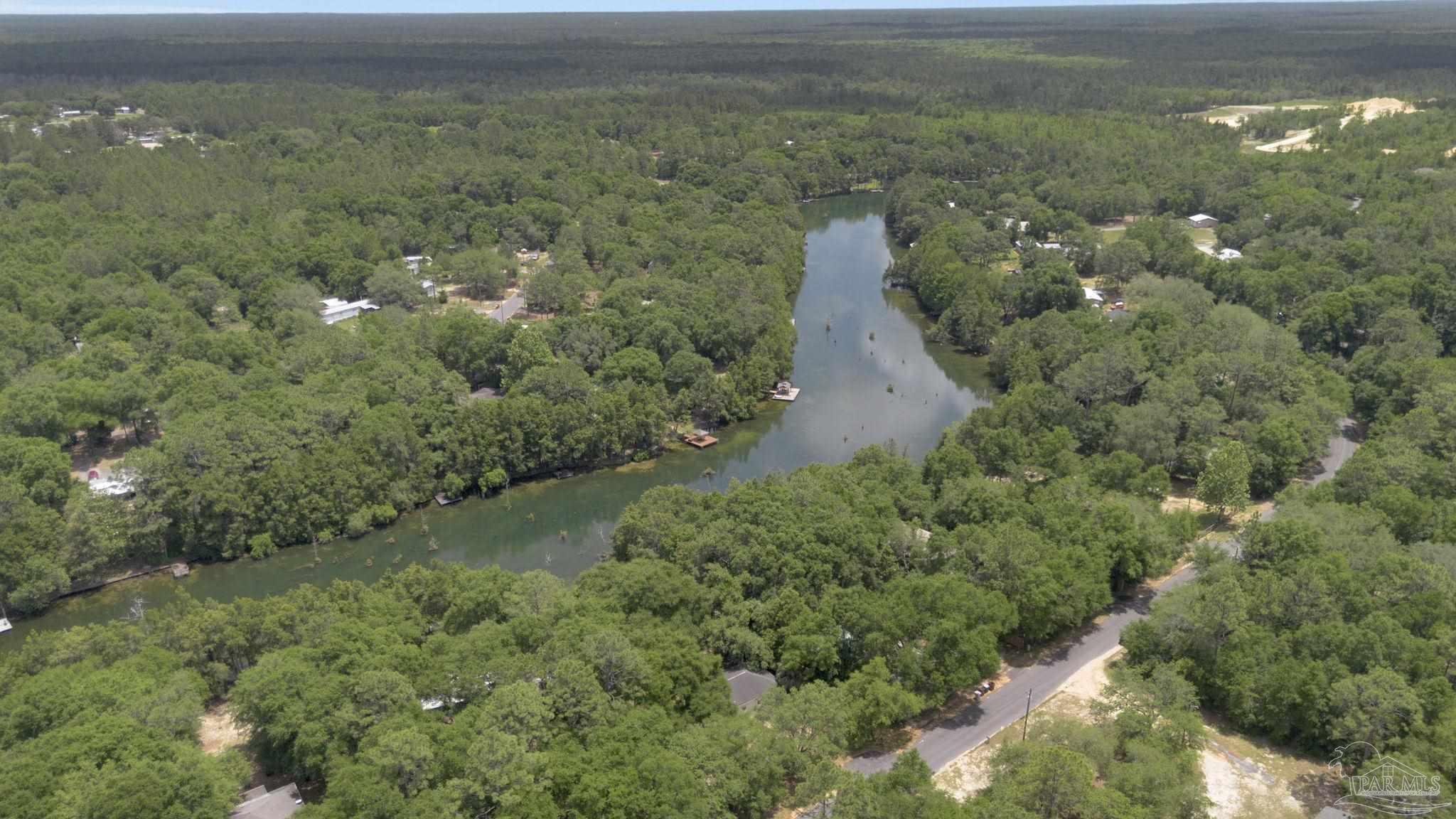 10290 West Lake Road Milton, FL 32583 - Photo 47 of 53 a view of a forest with a houses